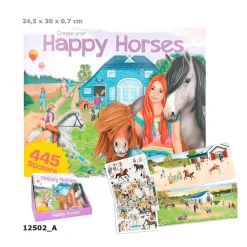 Create Your Happy Horses- Álbum pegatinas