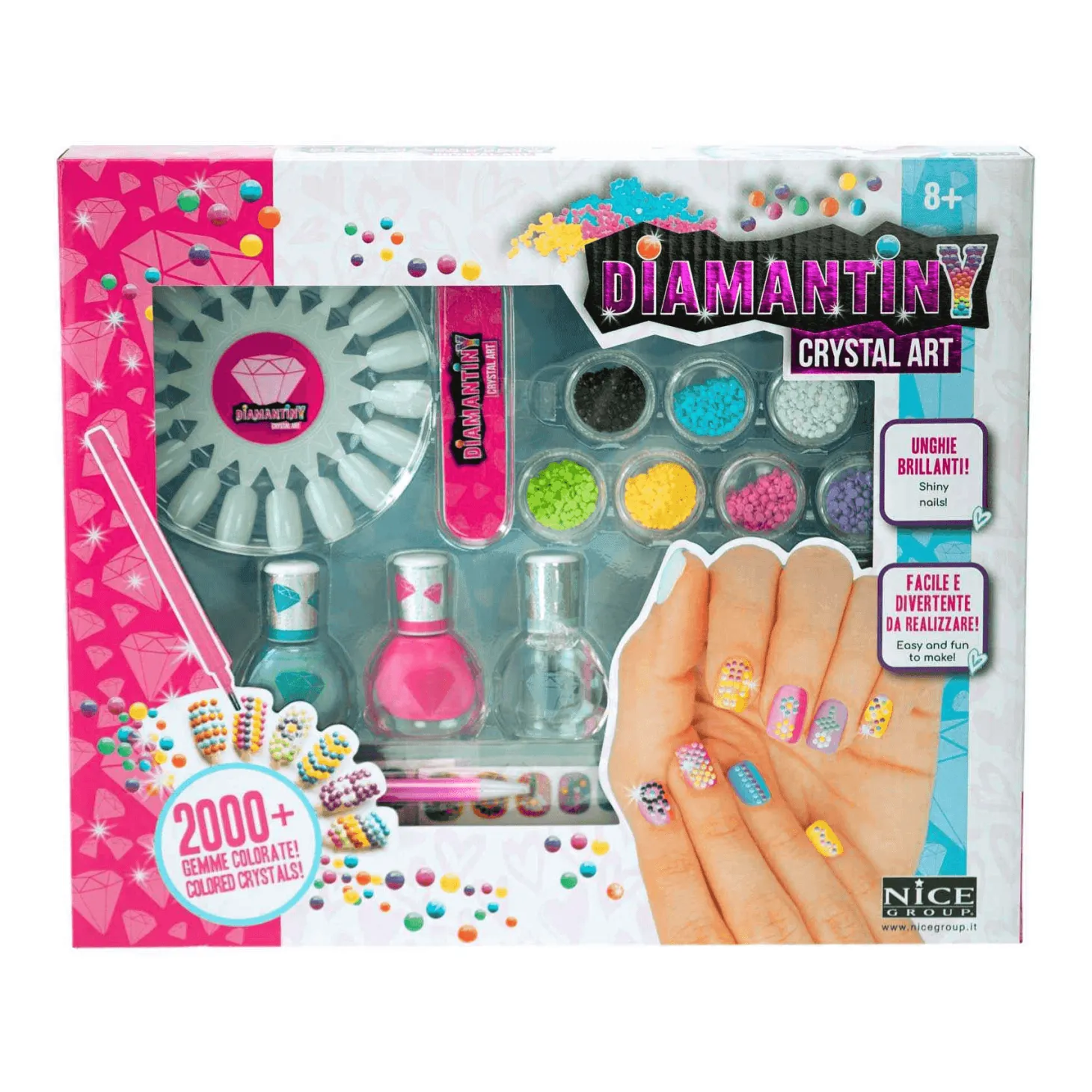 Crystal Art Diamantiny Decora Tus Uñas