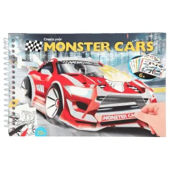 Cuaderno Colorear Monster Cars