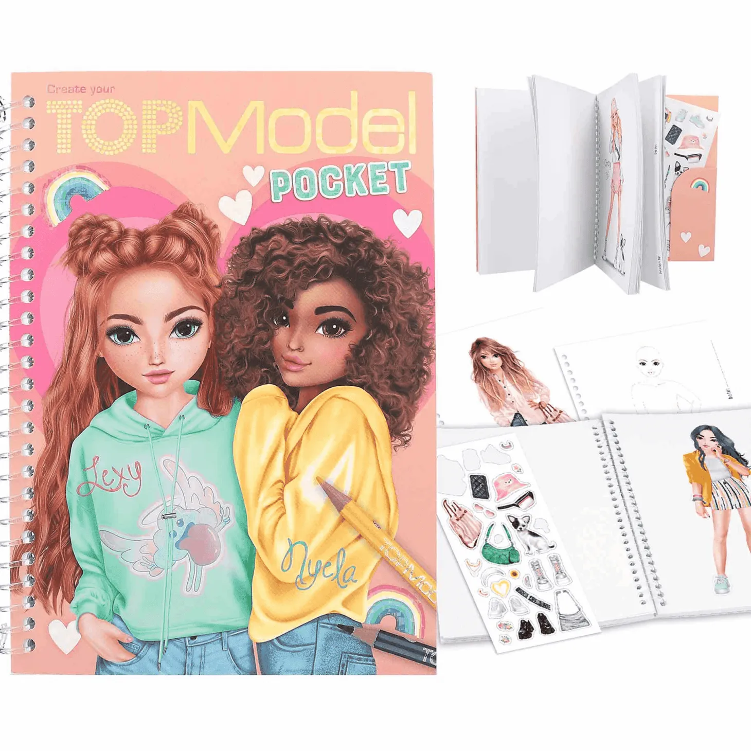 Cuaderno Colorear Topmodel