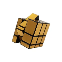 Cubo Crazy Formas 3x3 Dorado
