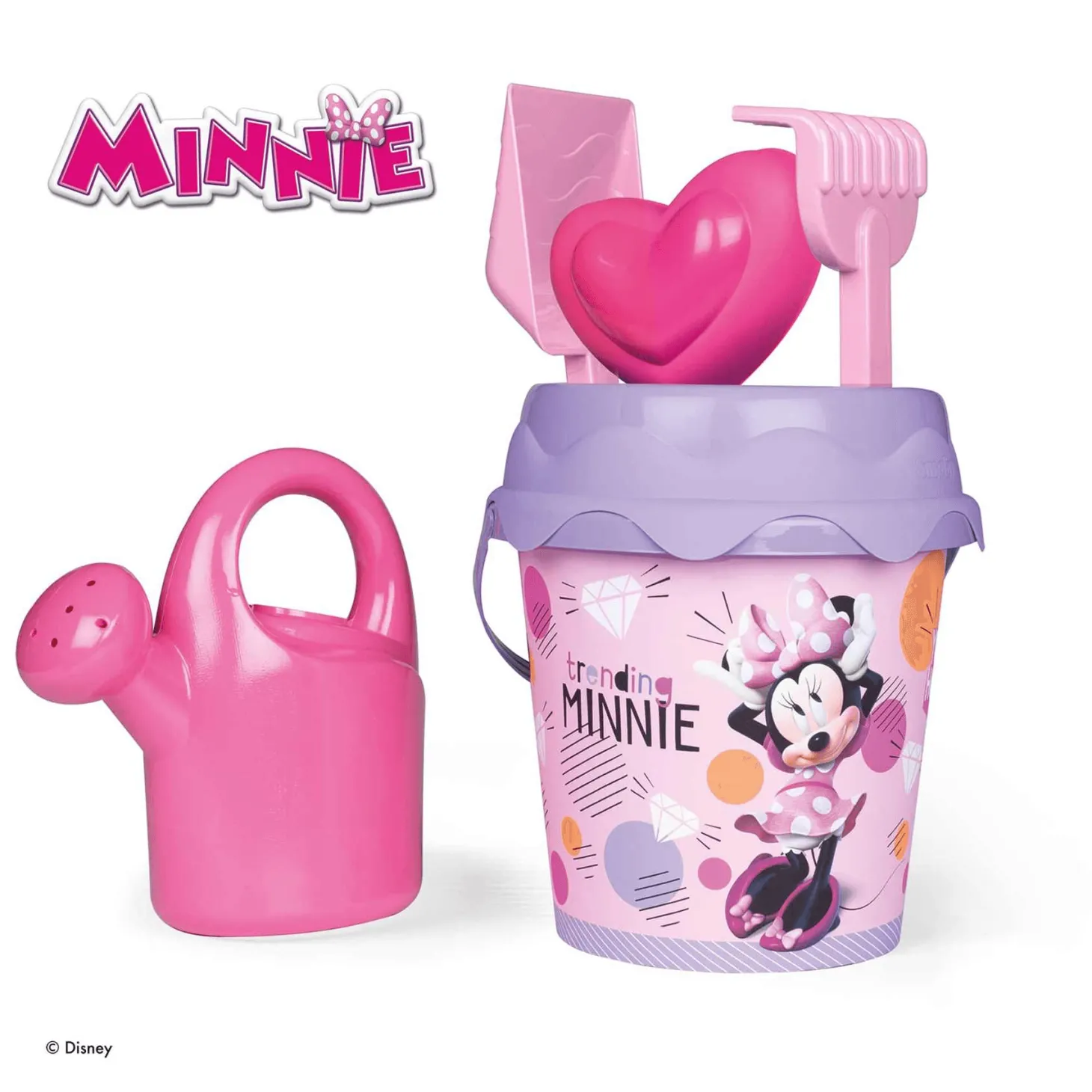 Cubo de Playa Minnie Mouse con Accesorios
