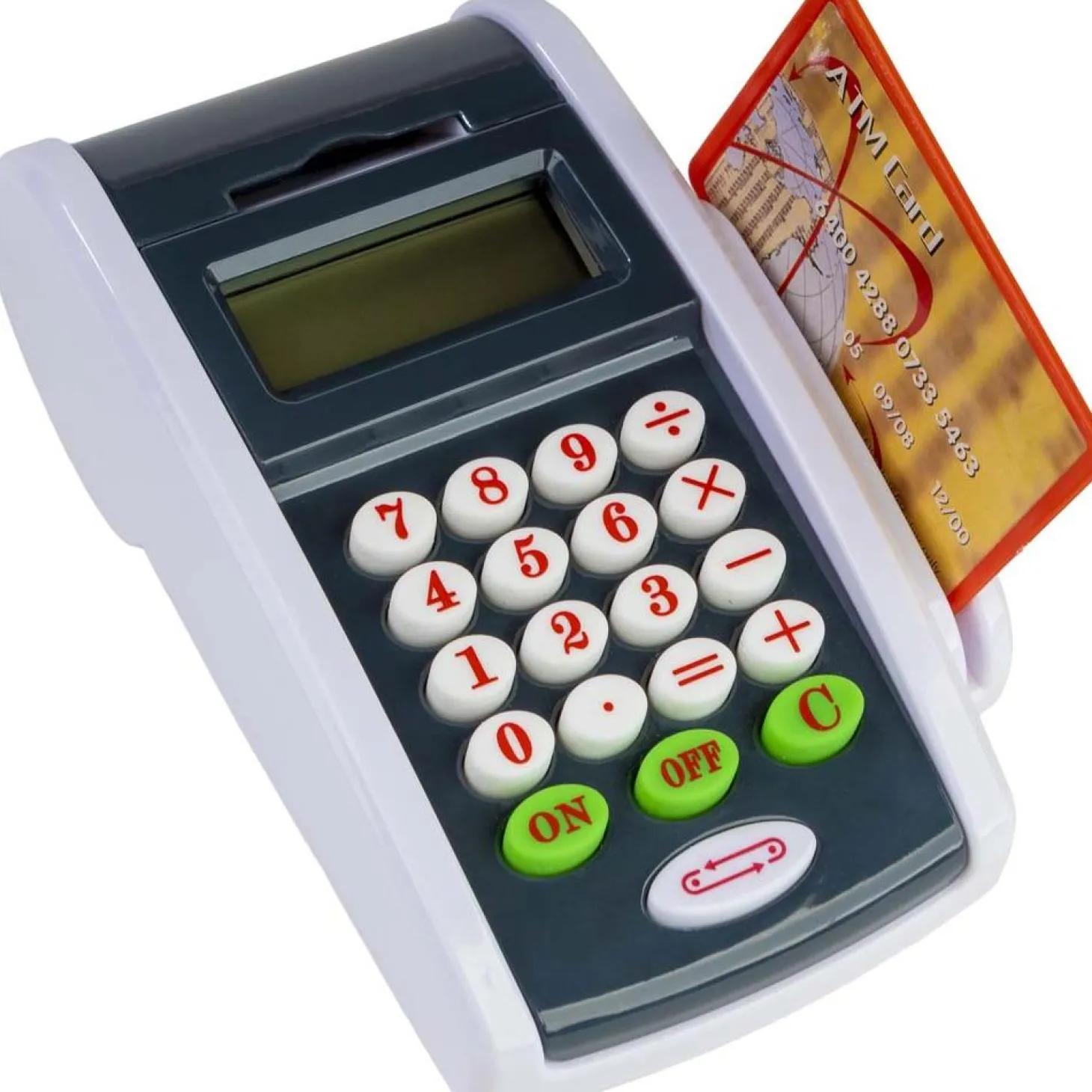 Datáfono de Juguete Role Planet – Juego de compras con calculadora y tickets (3+)