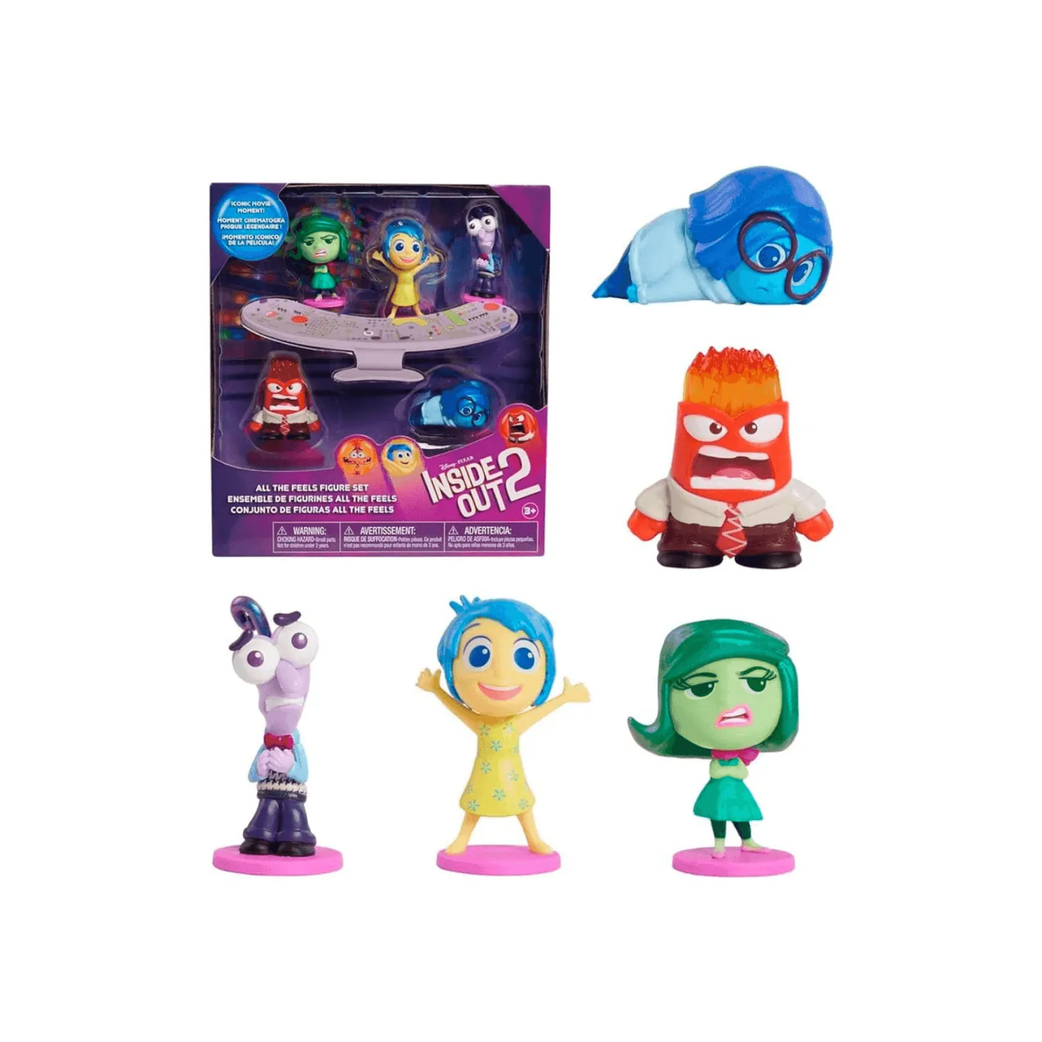 Del Revés Pack 5 Figuras Inside In Out 2