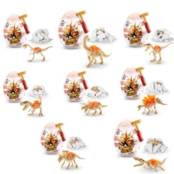 Dino FossilFind Mini Surpr EGG S1 de Robo Alive