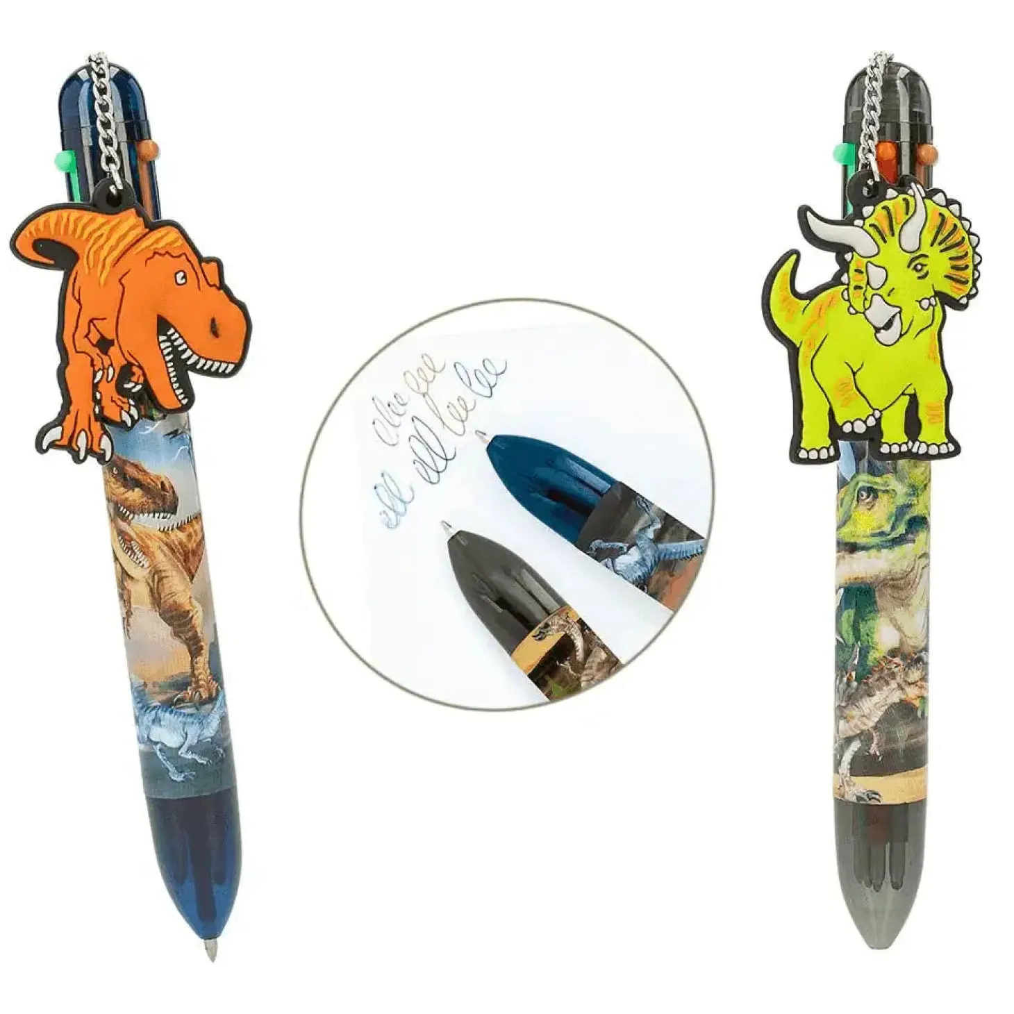 Dino World Bolígrafo Gel 6 Colores