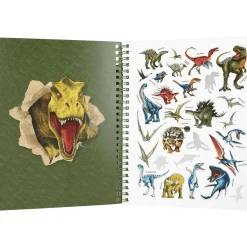 Dino World Libro De Colorear Con Lápices