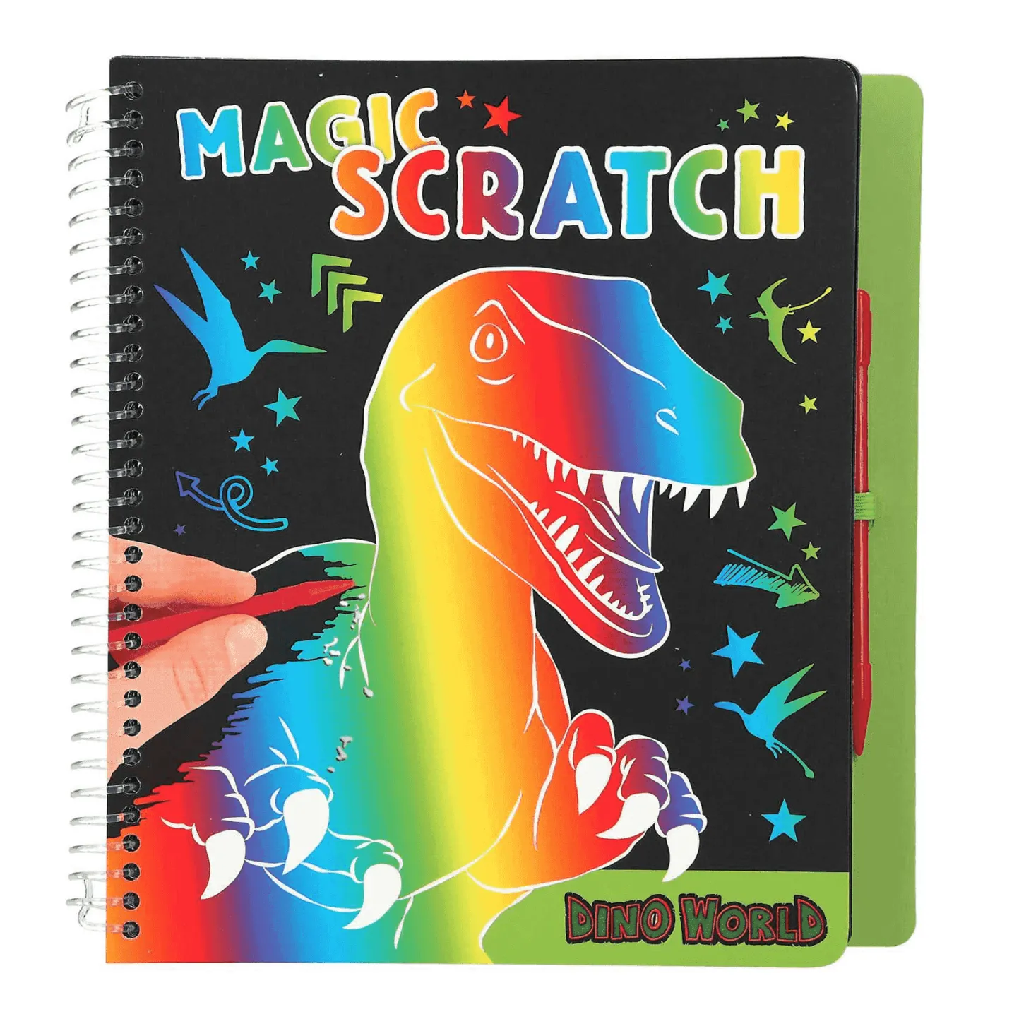 Dino World Magic Scratch Book Nuevo