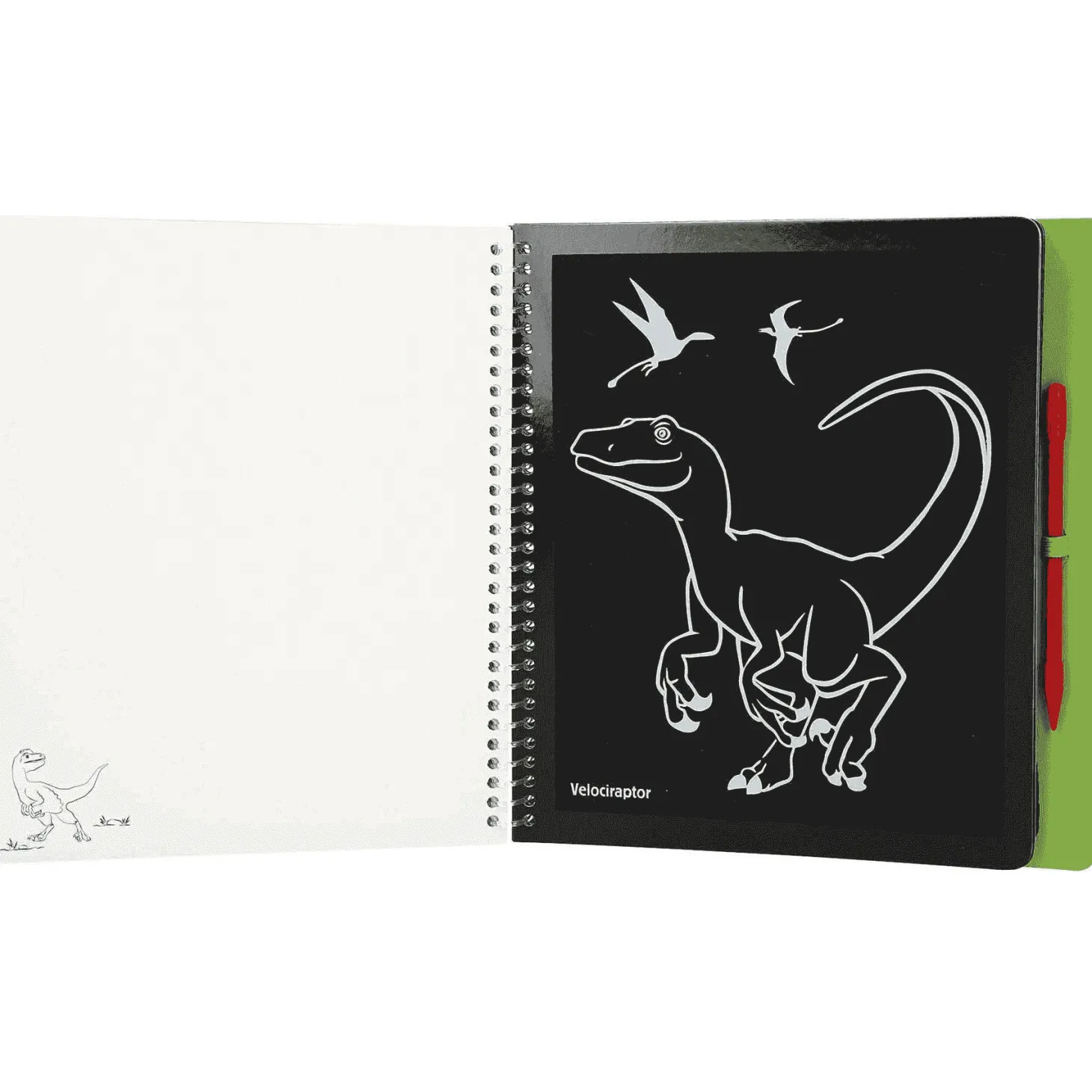 Dino World Magic Scratch Book Nuevo