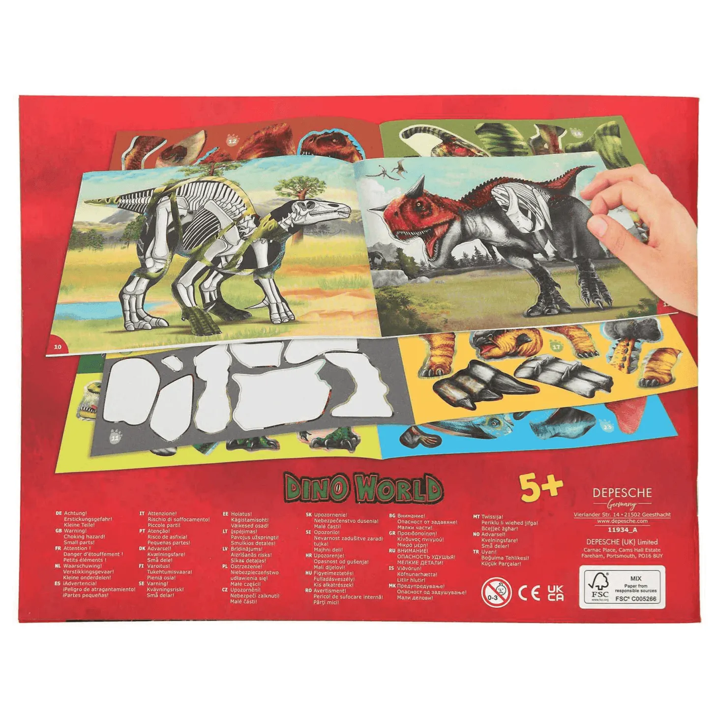 Dino World Sticker Fun