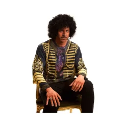 Disfraz Camiseta Hombre Jimi Hendrix Talla S