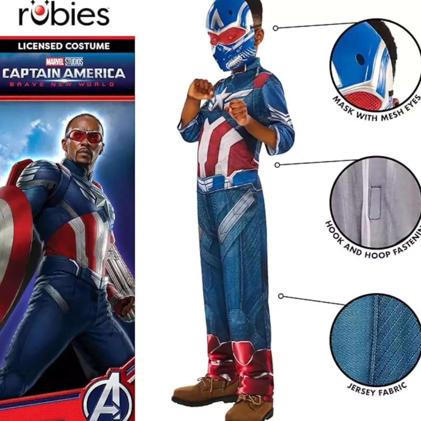 Disfraz Capitán América BNW Classic 9-10 años