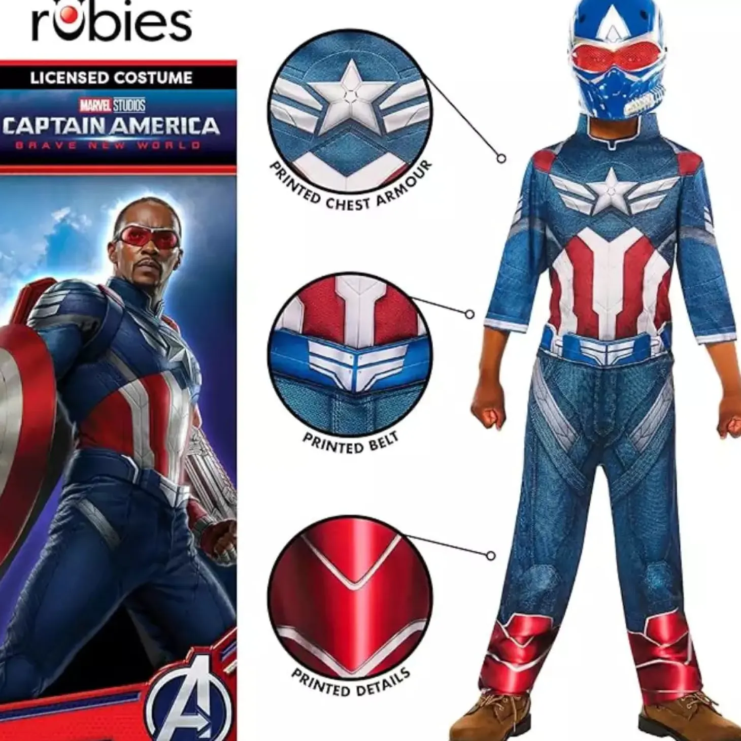 Disfraz Capitán América BNW Classic 9-10 años