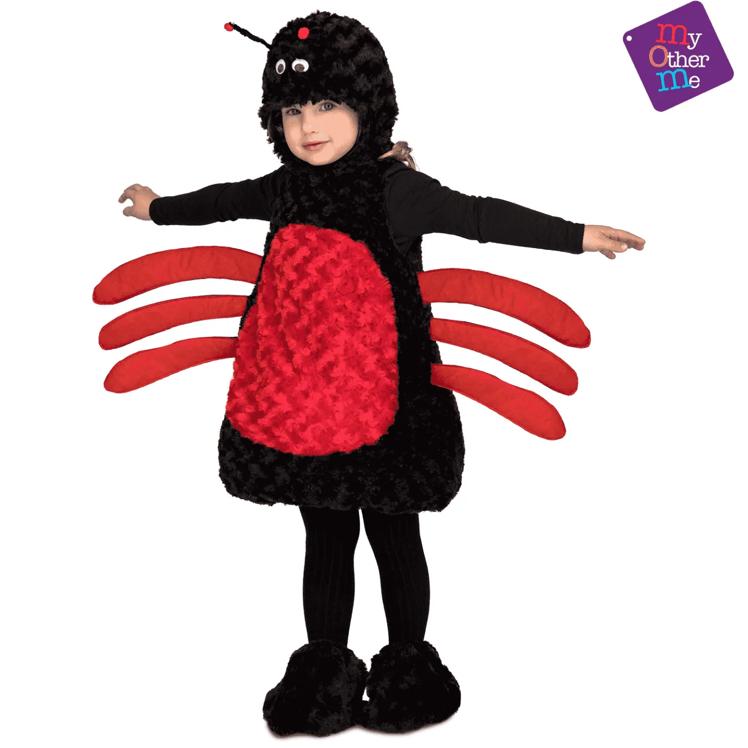 Disfraz de Araña peluche 5-6 años infantil