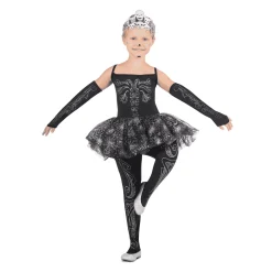 Disfraz de Bailarina esqueleto 7-9 años infantil