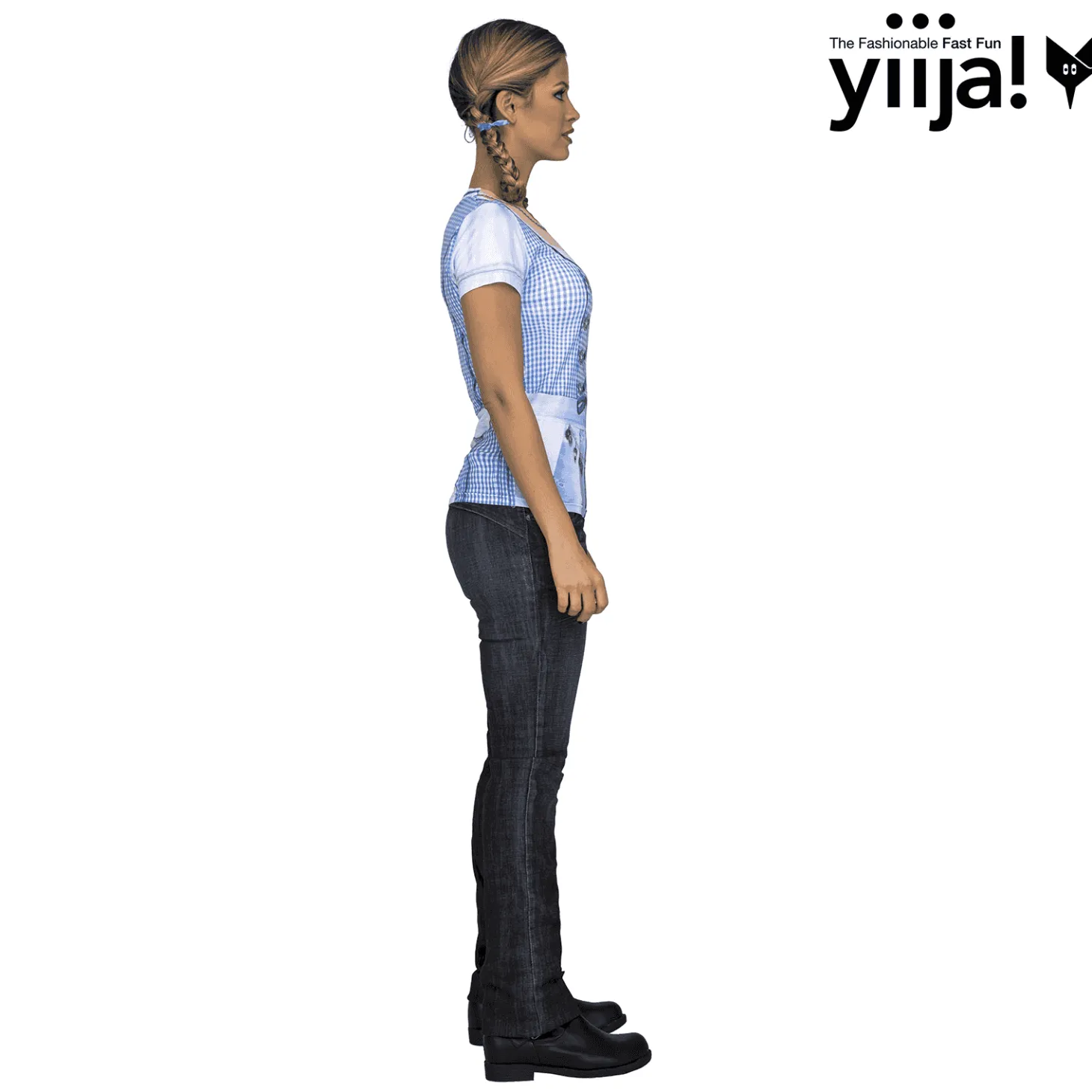 Disfraz de Blue oktoberfest lady adulto talla S