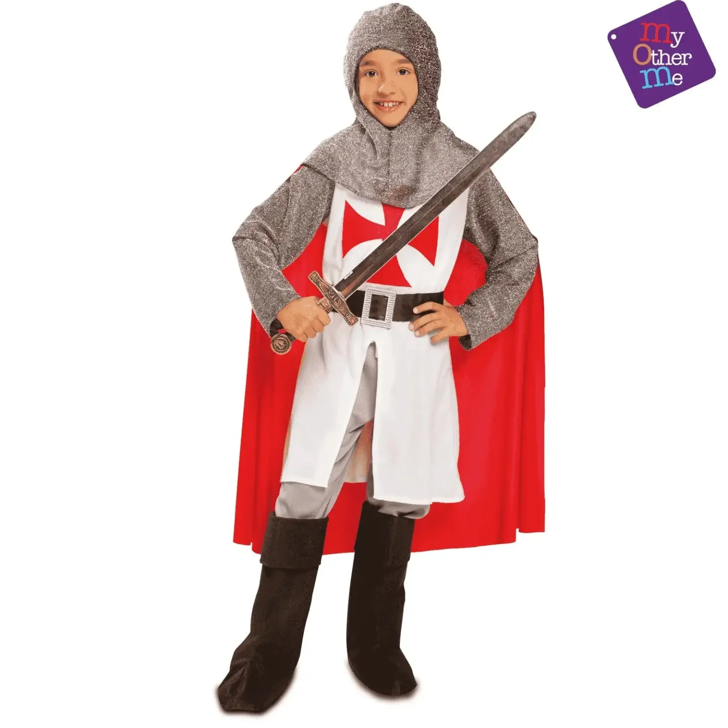 Disfraz de Caballero medieval talla 5-6 años – Ideal para carnaval, fiestas y eventos divertidos