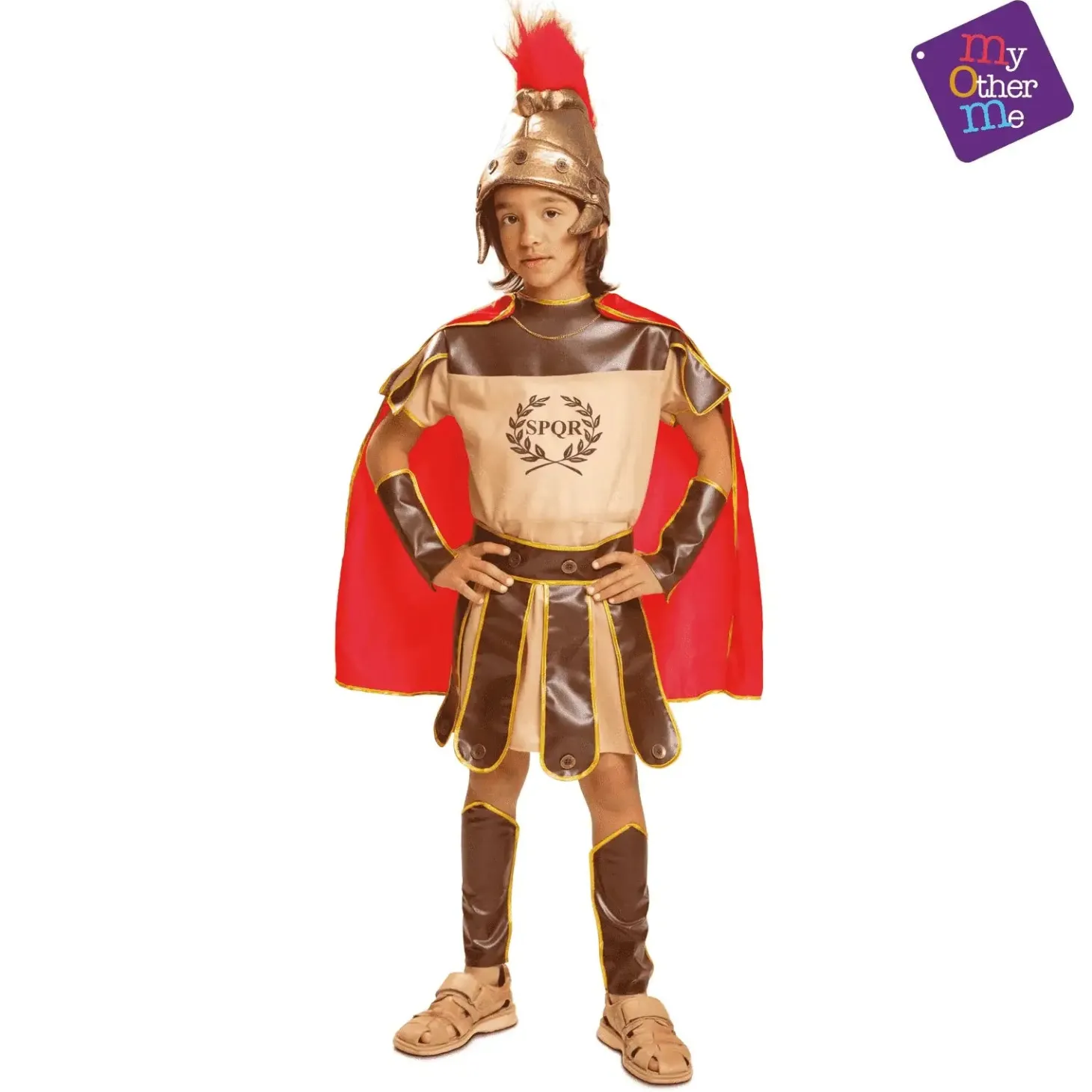 Disfraz de Centurión romano talla 7-9 años – Ideal para carnaval, fiestas y eventos divertidos