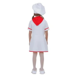 Disfraz de Cocinera talla 7-9 años – Ideal para carnaval, fiestas y eventos divertidos