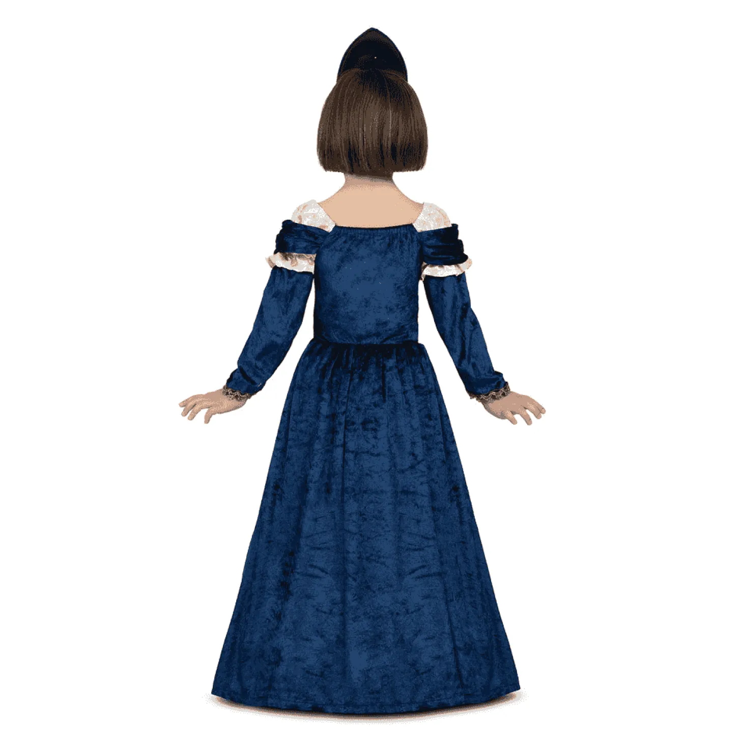 Disfraz de Dama medieval talla 10-12 años – Ideal para carnaval, fiestas y eventos divertidos
