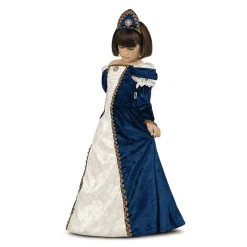 Disfraz de Dama medieval talla 3-4 años – Ideal para carnaval, fiestas y eventos divertidos