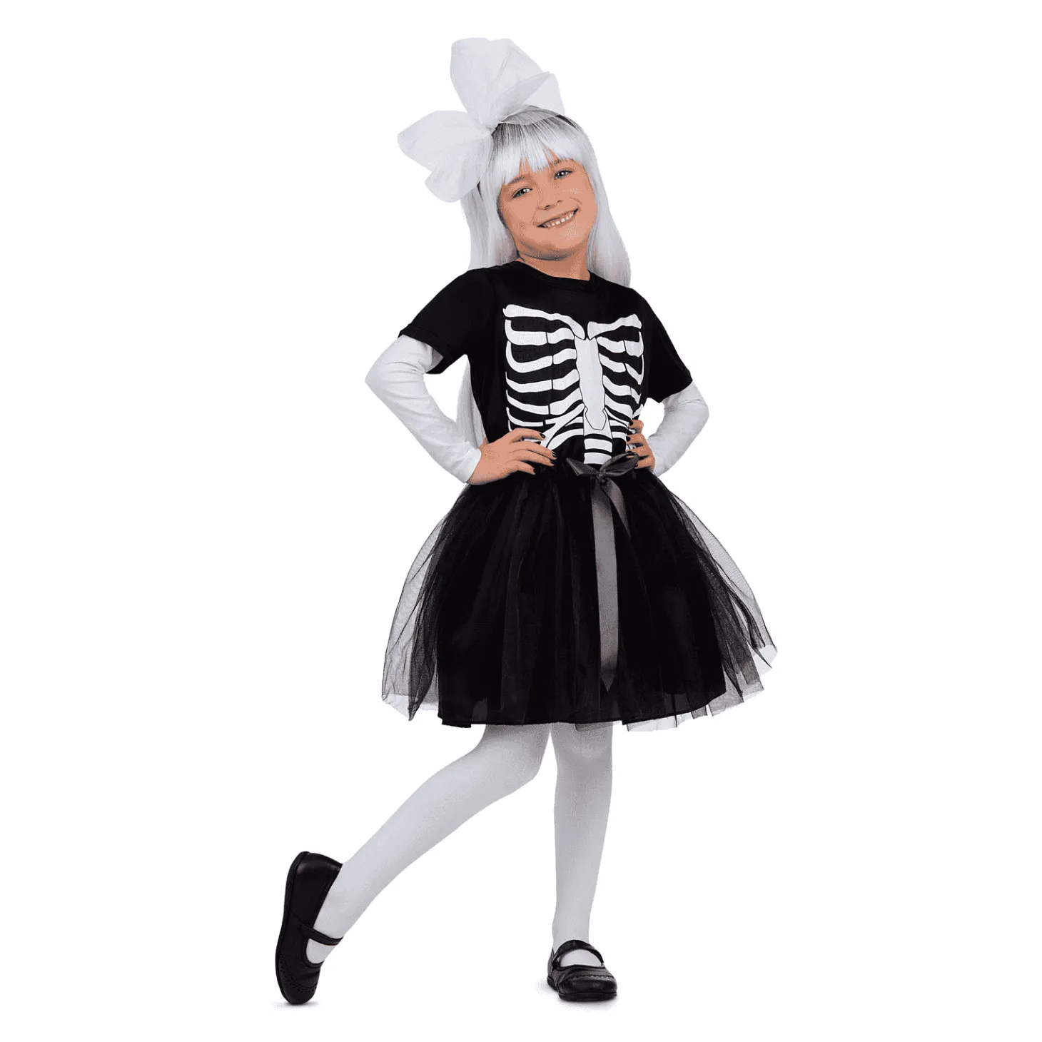 Disfraz de Esqueleto tutú 3-4 años infantil