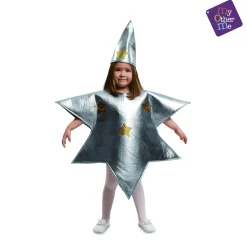 Disfraz de Estrella plateada 3-4 años infantil