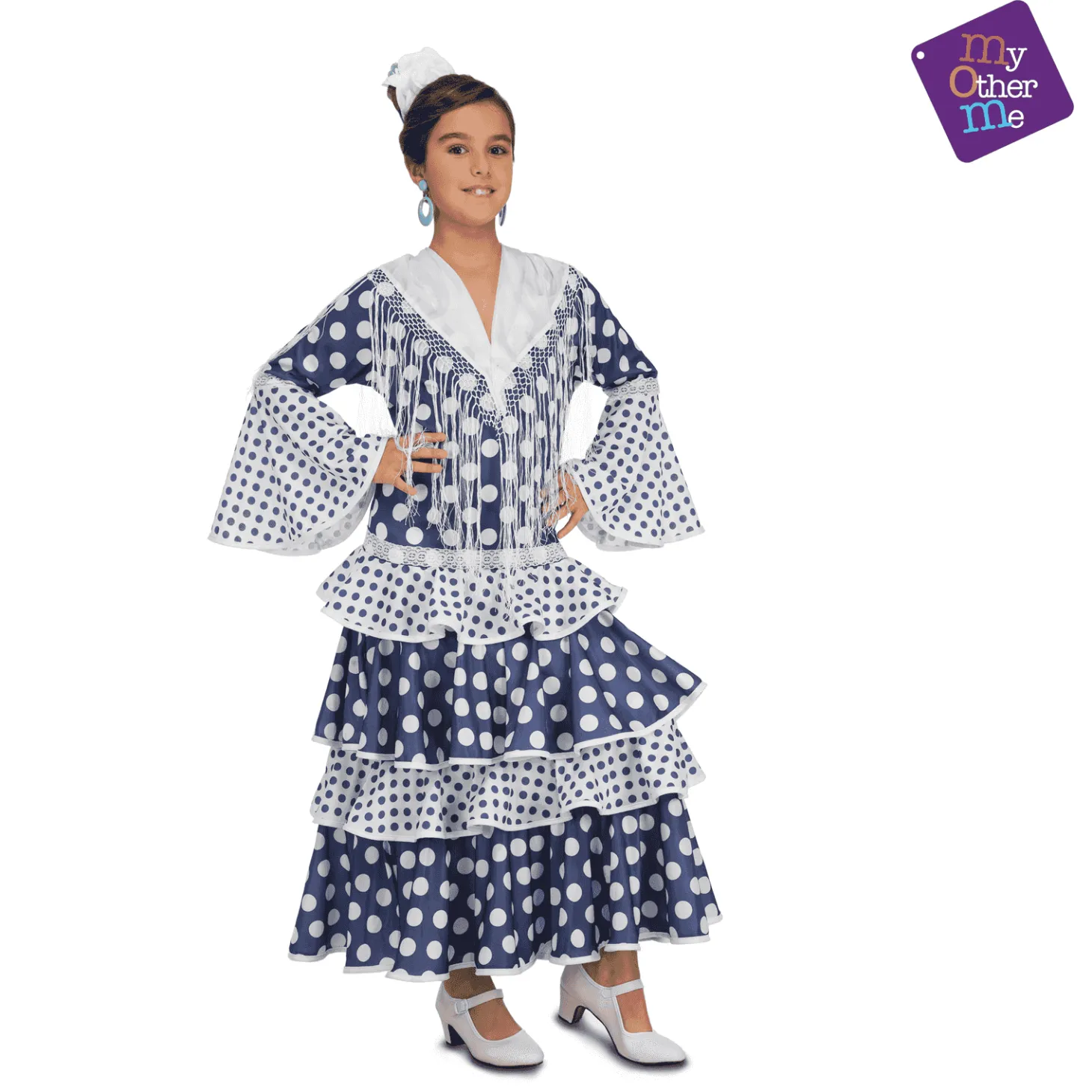 Disfraz de Flamenca soleá 5-6 años infantil