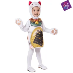 Disfraz de Gatito de la suerte 3-4 años infantil