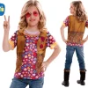 Disfraz de Hippie girl 4-6 años infantil