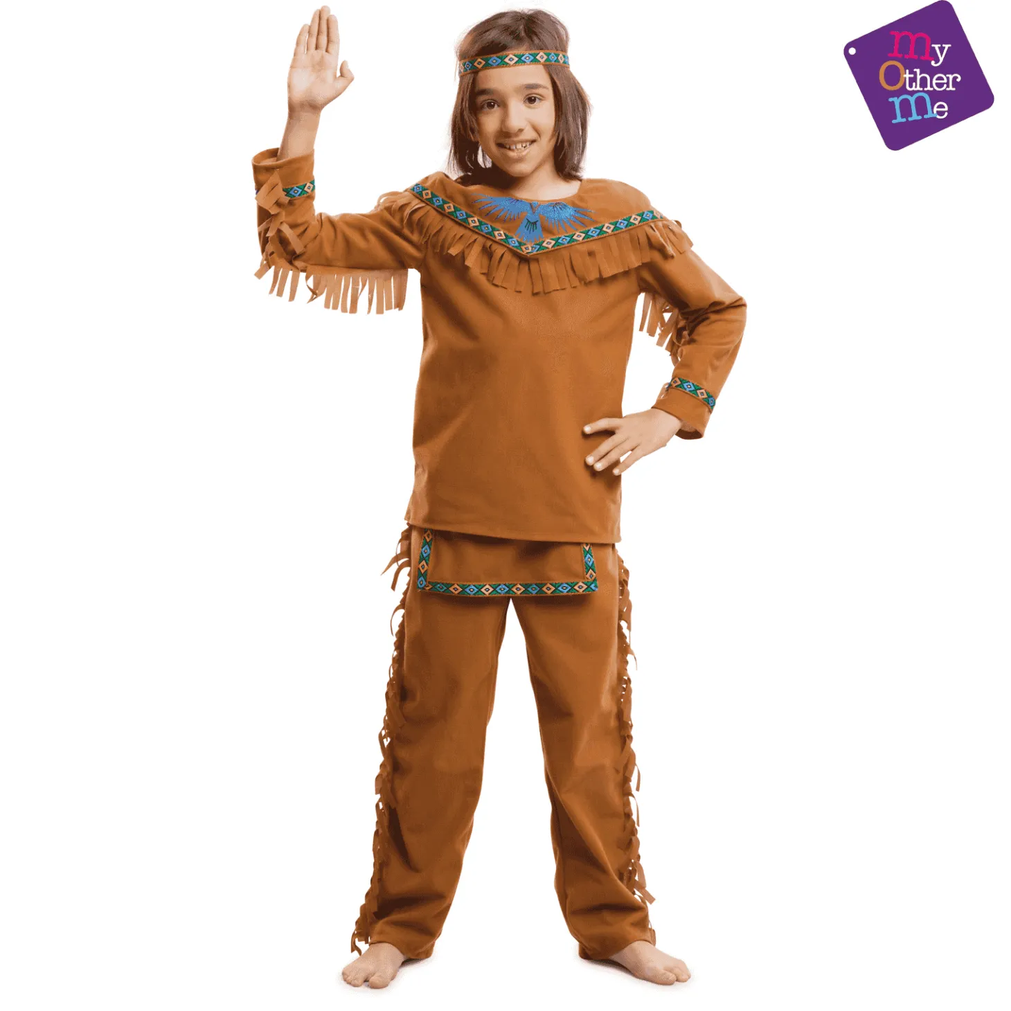 Disfraz de Indian boy 3-4 años infantil