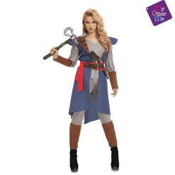 Disfraz de Justiciera azul mujer adulto talla XS