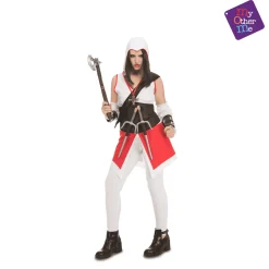 Disfraz de Justiciera blanca ml adulto talla ML