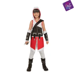 Disfraz de Justiciera blanca 7-9 años infantil