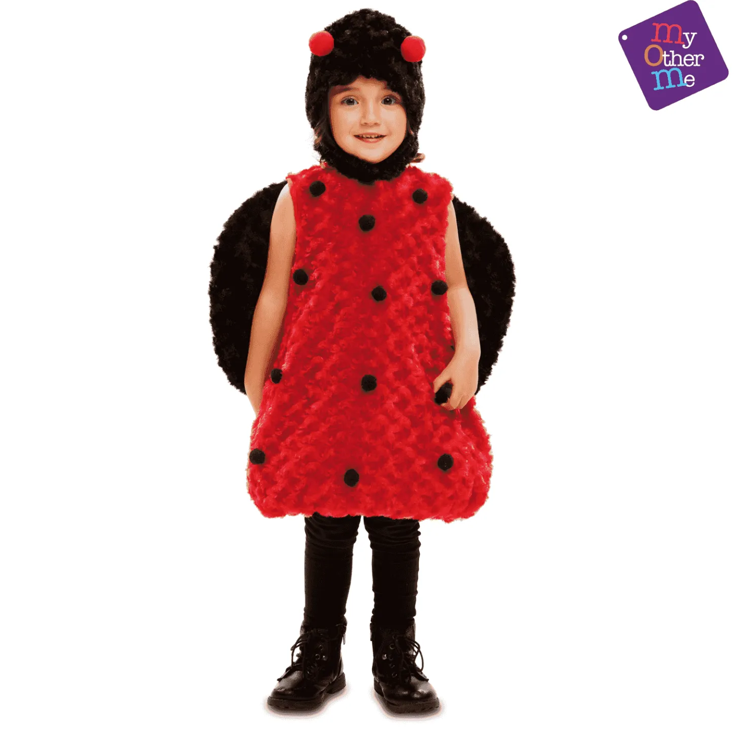 Disfraz de Mariquita peluche 5-6 años infantil