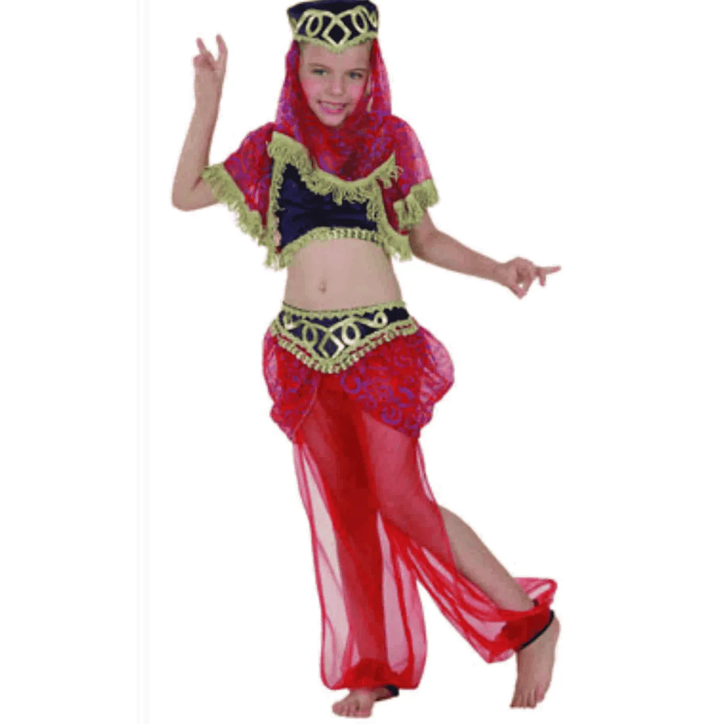 Disfraz De Mora Niña 7-9