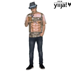 Disfraz de Muscular tyrolean adulto talla XL