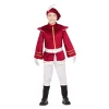 Disfraz de Paje granate 7-9 años infantil