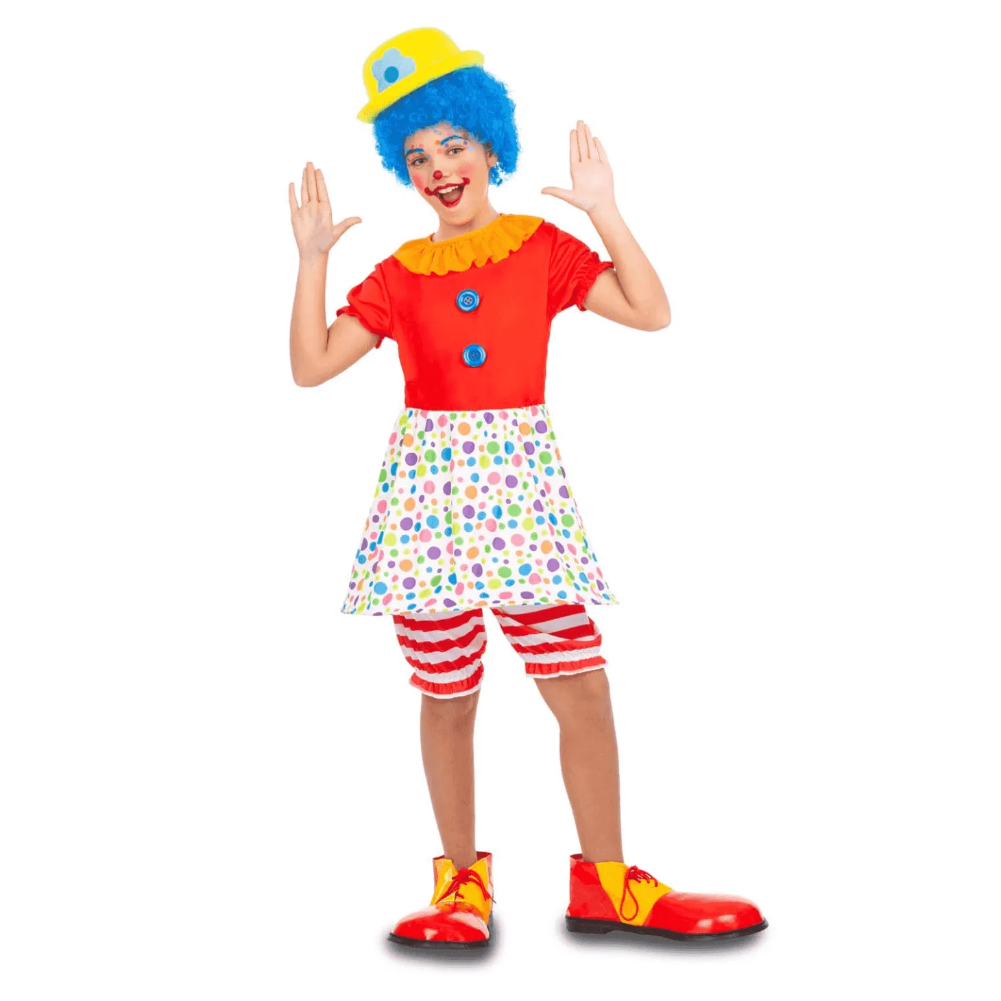 Disfraz de Payasa aro 7-9 años infantil