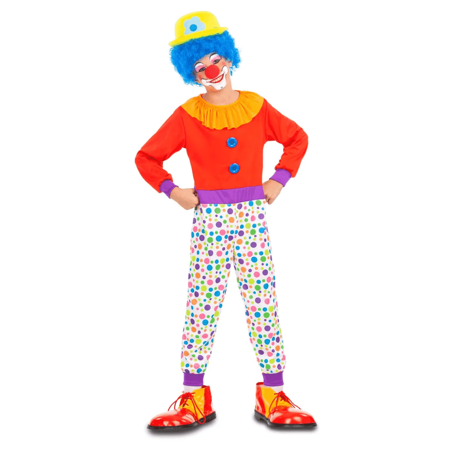 Disfraz de Payaso mono 7-9 años infantil