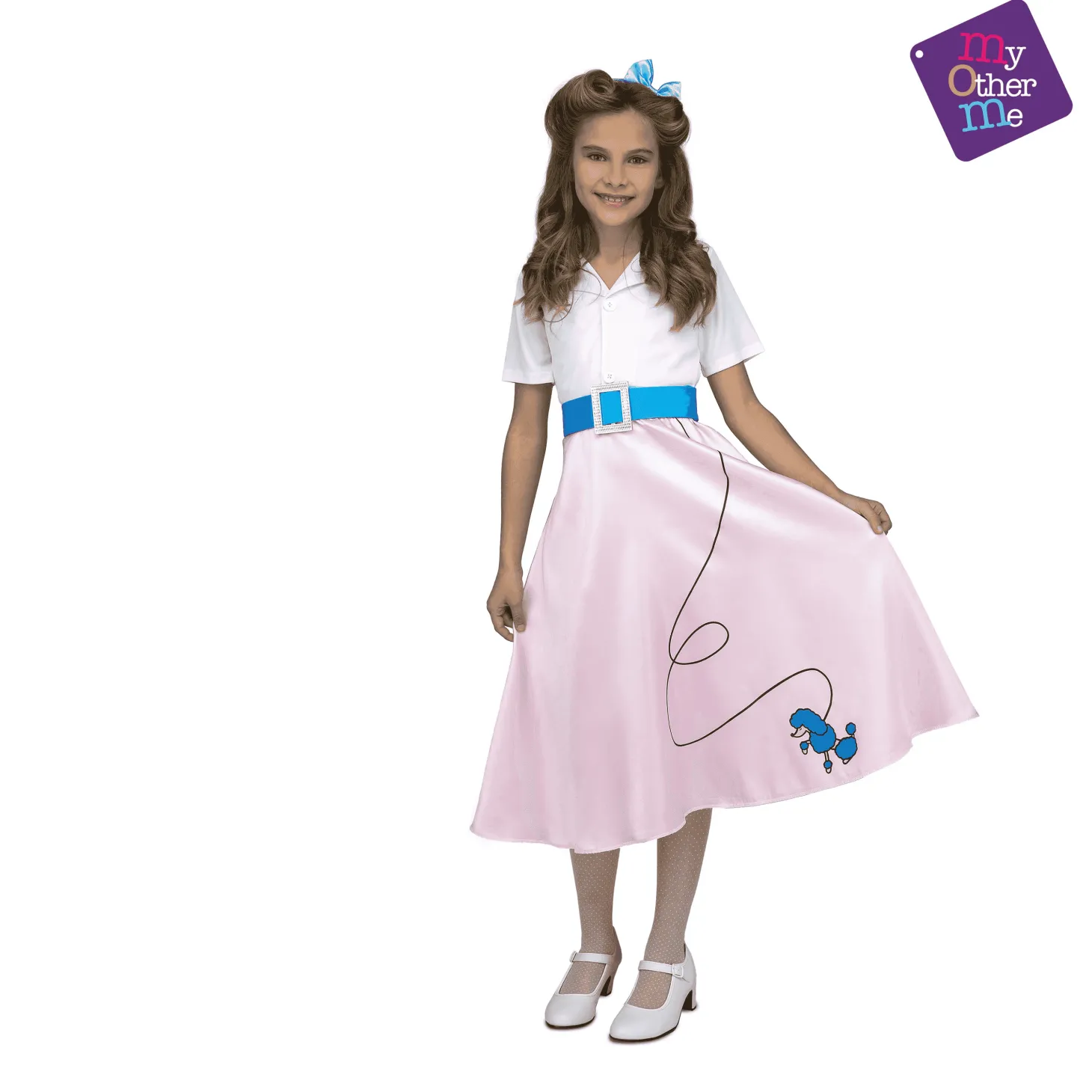 Disfraz de Pink lady 10-12 años infantil