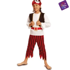 Disfraz de Pirata calavera 7-9 años infantil