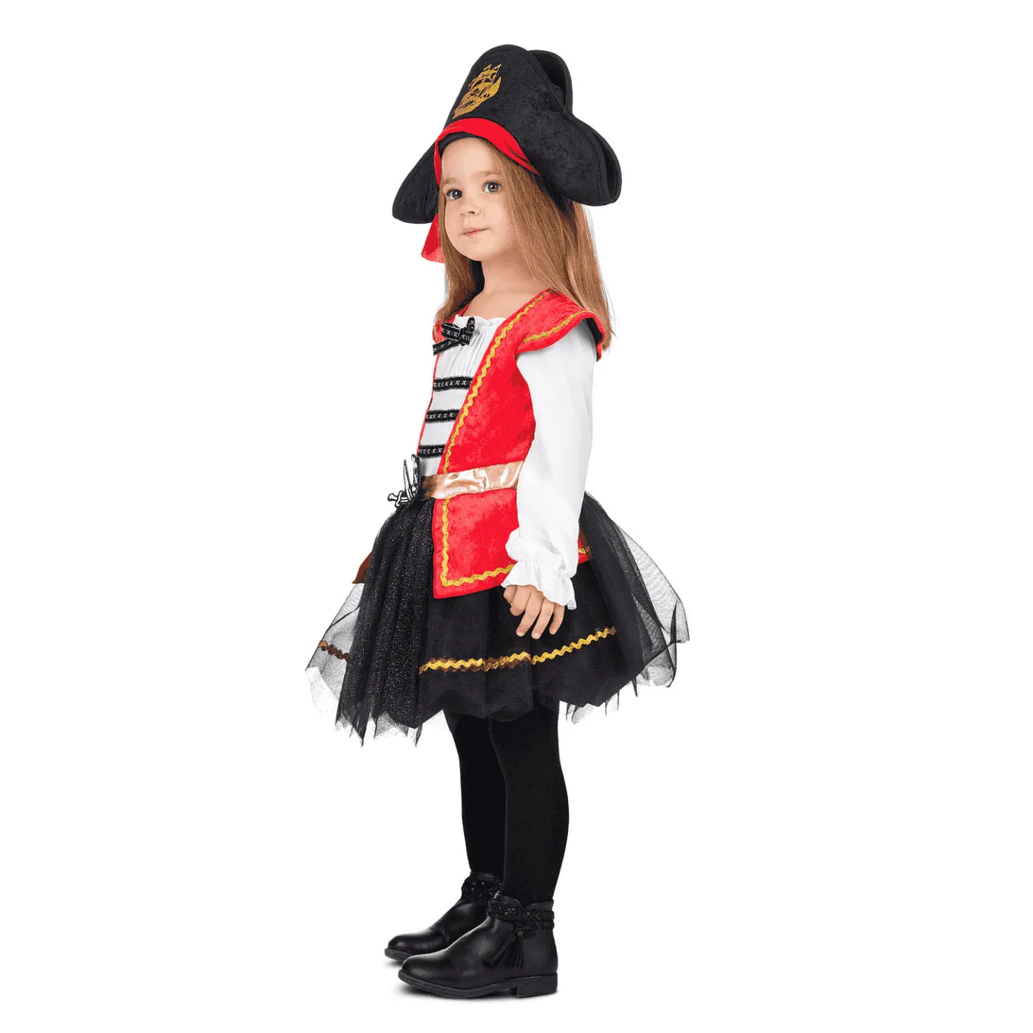 Disfraz de Pirata caribeña 3-4 años infantil