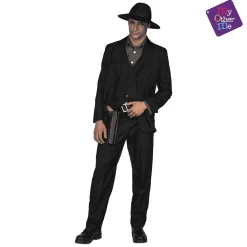 Disfraz de Pistolero oscuro ml adulto talla ML