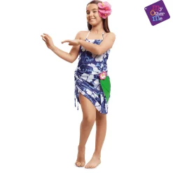 Disfraz de Princesa hawaiana 3-4 años niña infantil