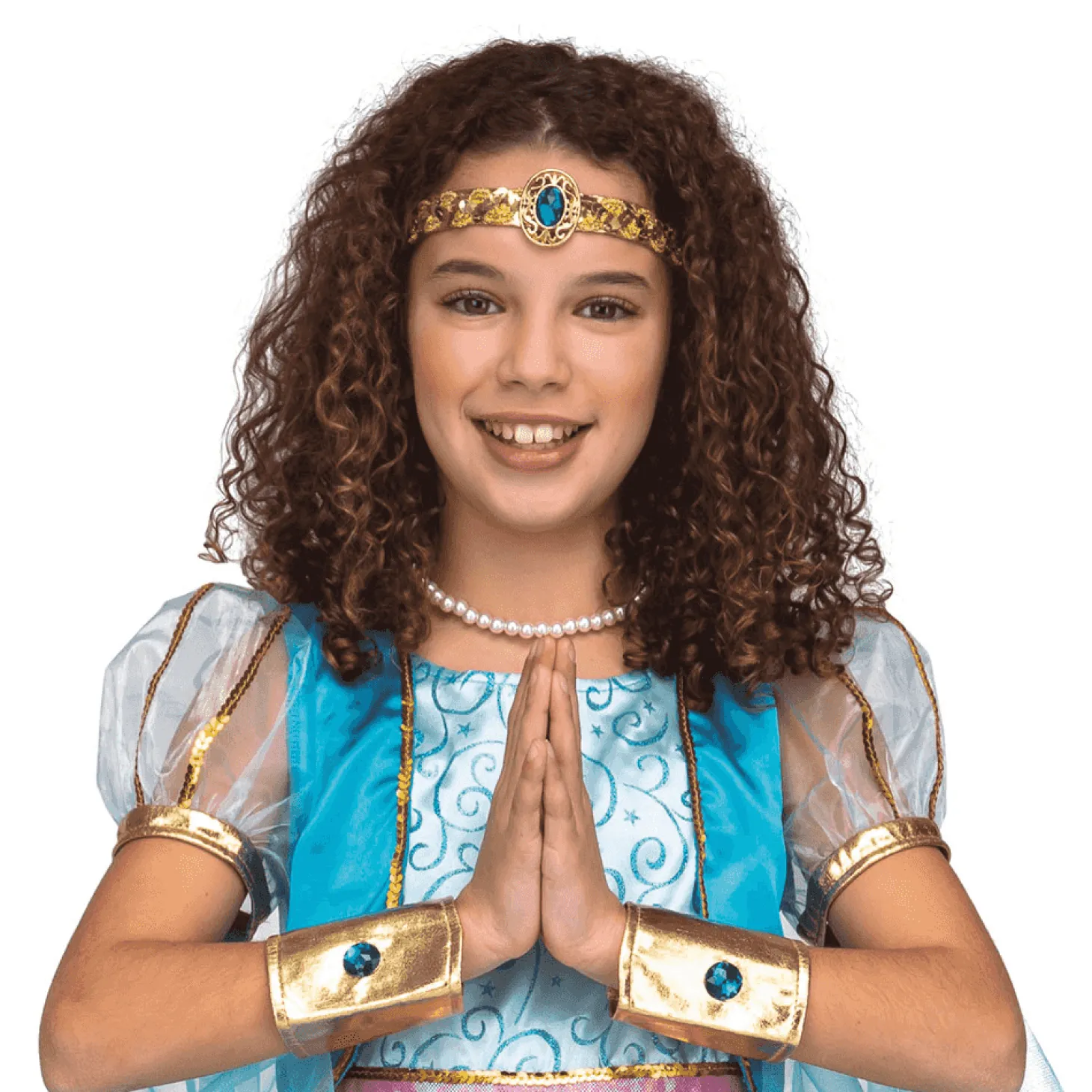 Disfraz de Princesa árabe turquesa 5-6 años infantil