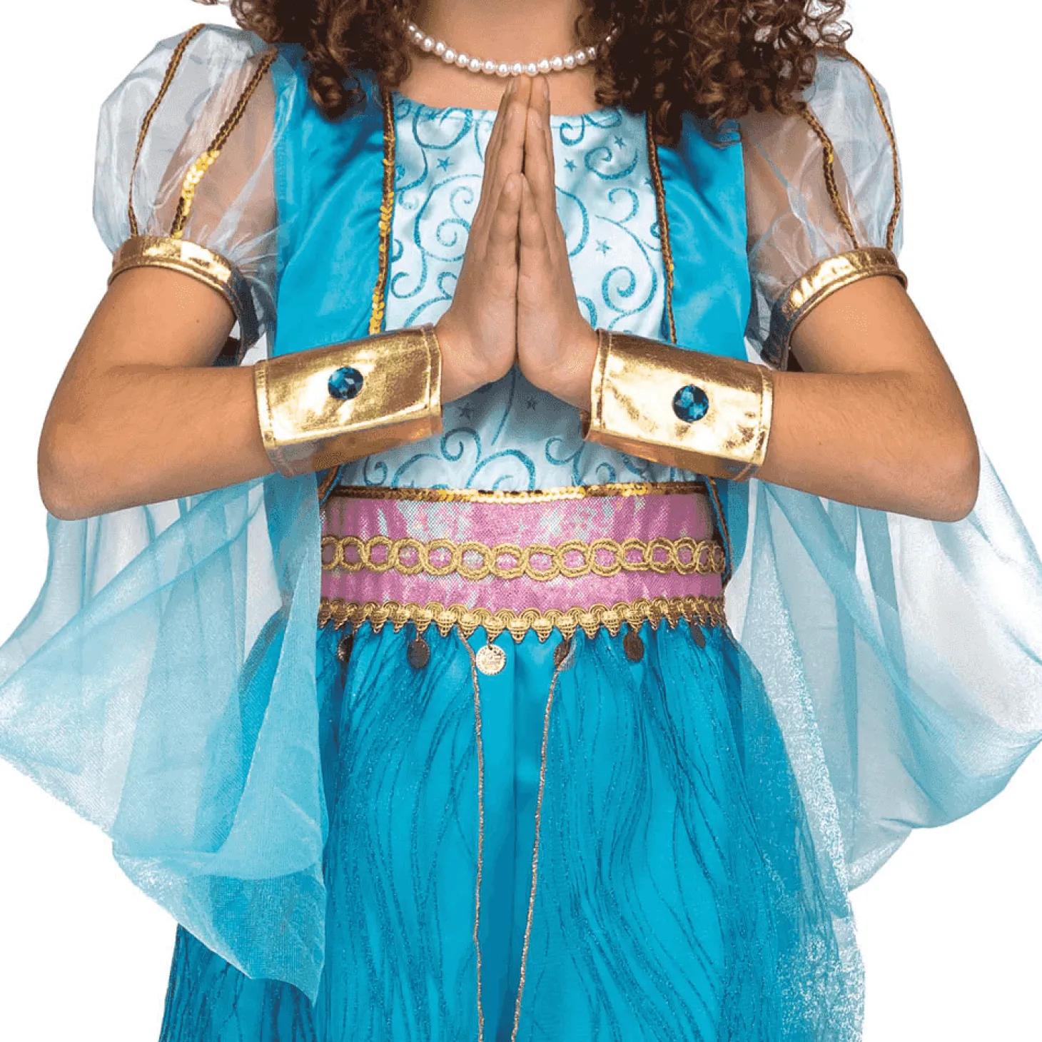Disfraz de Princesa árabe turquesa 5-6 años infantil