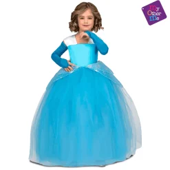 Disfraz de Princesa tutú azul 10-12 años infantil