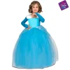 Disfraz de Princesa tutú azul 7-9 años infantil