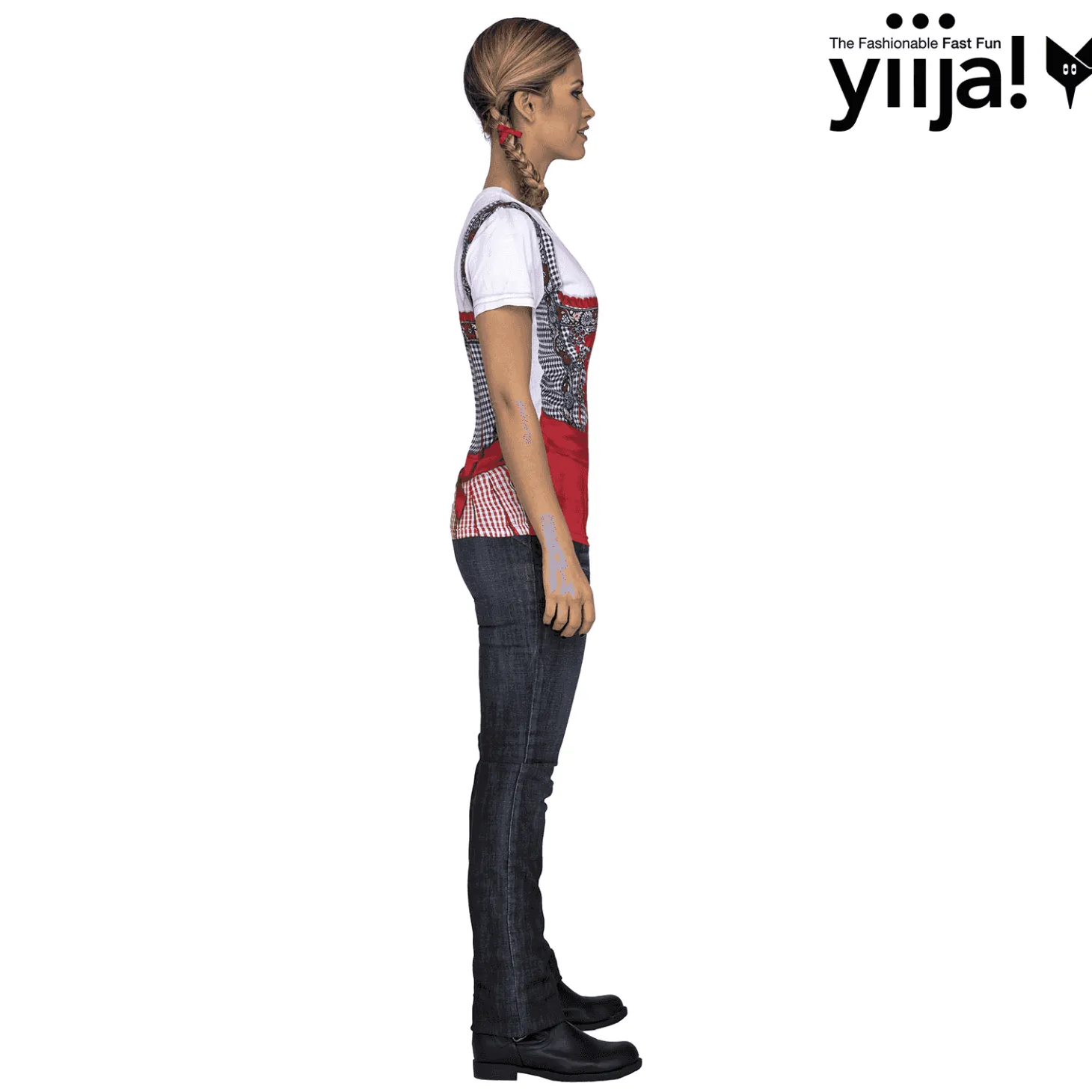 Disfraz de Red oktoberfest lady adulto talla S